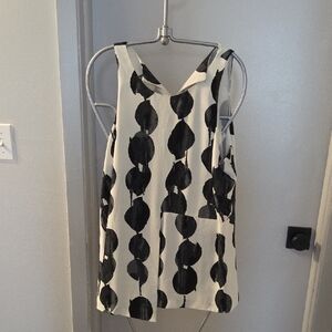 Alfani Black and White Tank Top